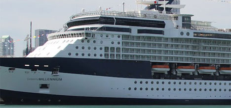 Tauranga New Zealand - Celebrity Millennium Cruise Ship - Fiji
